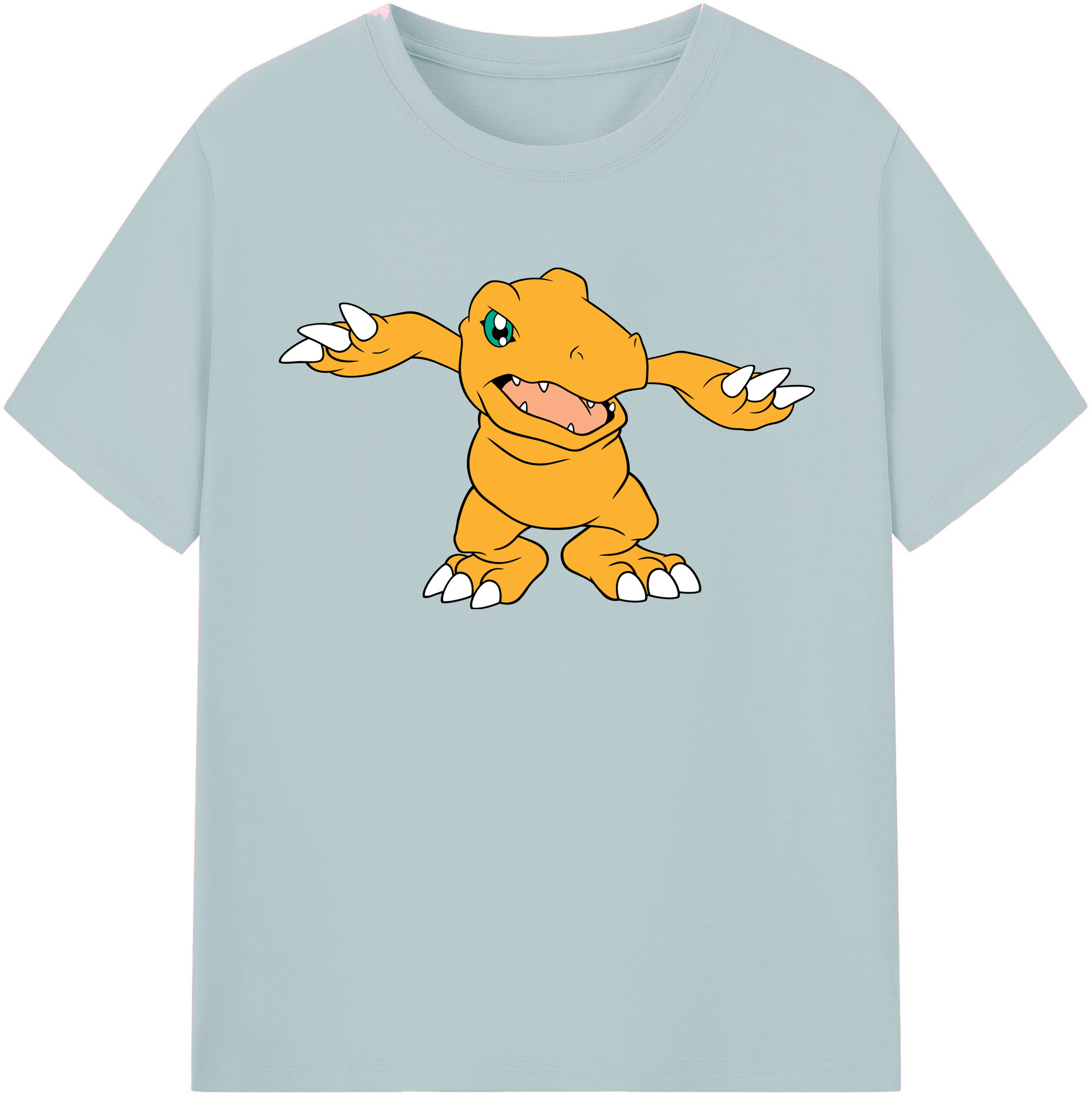 （画像用） Digimon デジタルモンスター/デジモン 綿100％半袖Tシャツ（フロントプリント）